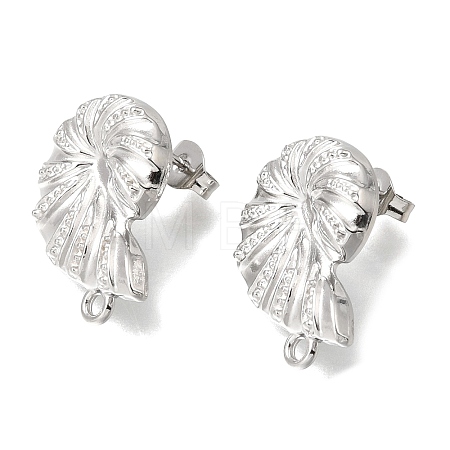 304 Stainless Steel Stud Earring Findings STAS-D391-04B-P-1
