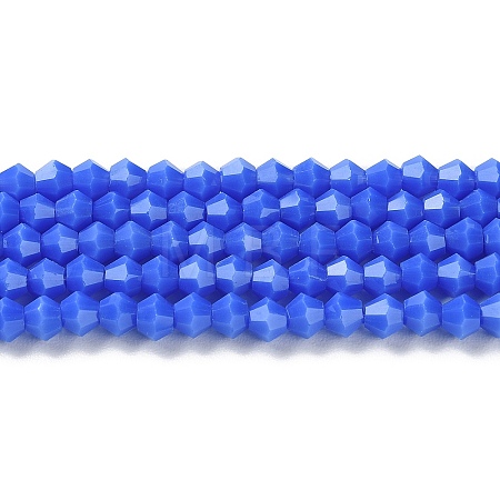 Opaque Solid Color Imitation Jade Glass Beads Strands LS-EGLA-A039-P4mm-D11-1