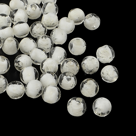 Handmade Luminous Lampwork Beads LAMP-R125-8mm-01-1