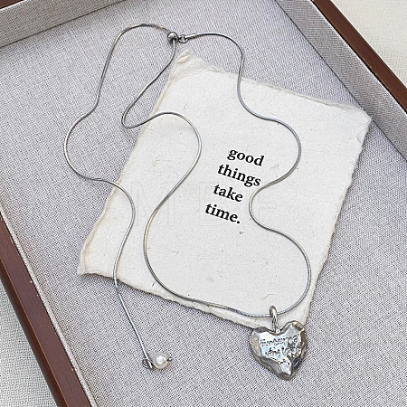 Adjustable Alloy Pendant Lariat Necklaces for Women FS-WGF503A-03-1