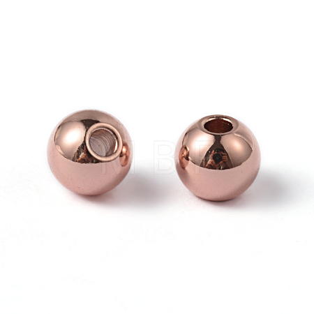 Round Ion Plating(IP) 202 Stainless Steel Beads X-STAS-O091-A-04RG-1