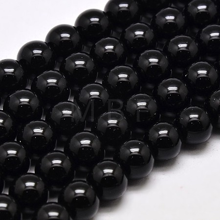 Imitate Austrian Crystal Glass Round Bead Strands X-GLAA-F030-8mm-02-1