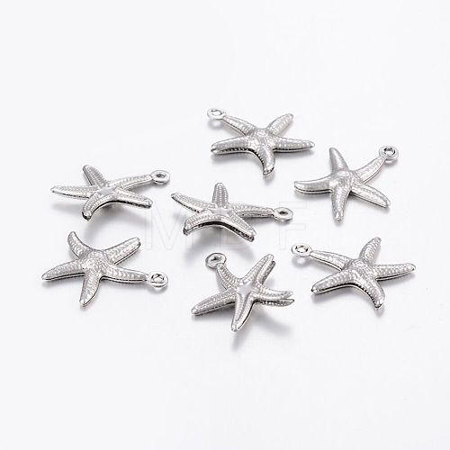 Tarnish Resistant 304 Stainless Steel Charms STAS-P175-33P-1