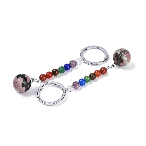 Gemstone Keychain G-H076-01P-14-1