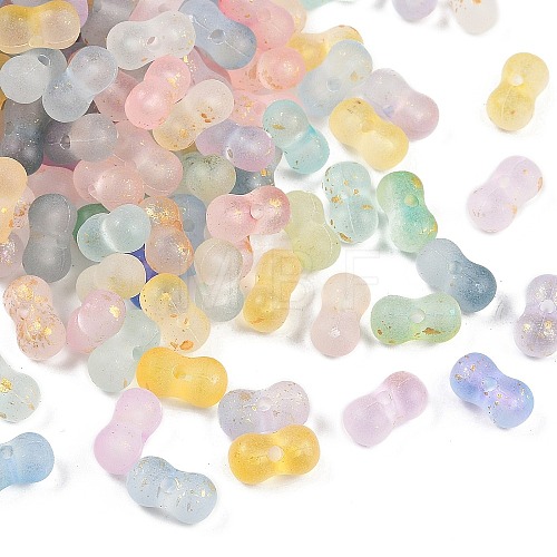 Gradient Color Transparent Acrylic Beads OACR-M023-02J-1