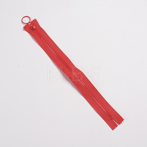 Resin Close End Zippers FIND-WH0052-44F-1