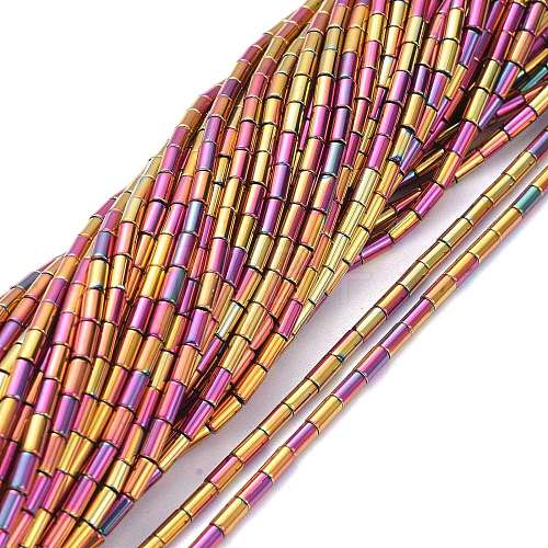 Electroplate Glass Beads Strands EGLA-K014-B-FP06-1