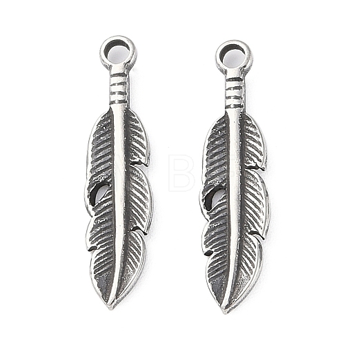 304 Stainless Steel Pendants STAS-L022-399AS-1