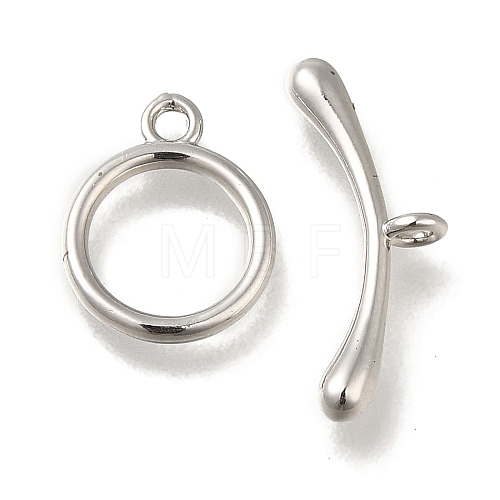 Brass Toggle Clasps KK-H480-02P-1