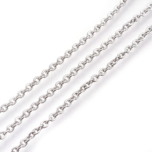 3.28 Feet 304 Stainless Steel Cable Chains X-CHS-R002-0.5mm-1
