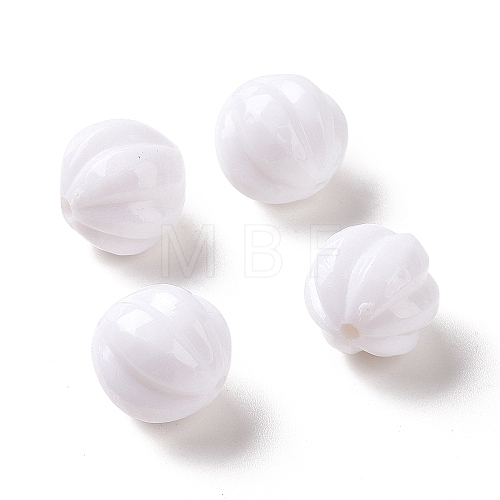 Opaque Acrylic Beads OACR-E015-34-1