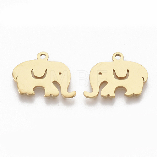 201 Stainless Steel Charms STAS-S079-118G-1