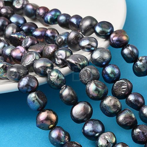 Natural Cultured Freshwater Pearl Beads Strands PEAR-P064-19L-03A-1