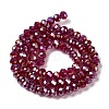 Baking Electroplate Glass Beads Strands LS-DGLA-A039-J6MM-B19-2