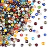 100Pcs Handmade Evil Eye Lampwork Round Bead Strands LAMP-YW0001-75-1