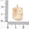 Brass Micro Pave Cubic Zirconia Pendants KK-D360-17G-3