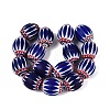 Handmade Millefiori Glass Barrel Beads LS-LA-N002-18D-2