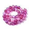 Dyed Natural White Jade Beads Strands G-T138-10mm-210-12-2