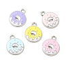 Alloy Enamel Pendants X-ENAM-J650-08P-1