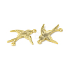 Brass Connector Charms KK-O143-03G-3