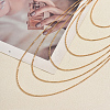 Elegant Iron Multi Layered Chain Tassel Long Necklaces for Women QM5620-1