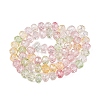 Transparent Glass Beads Strands GLAA-T023-4mm-A14-2