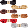 6 Bunldes 6 Colors Braided Polycotton Round Twine OCOR-CY0004-24B-1