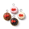 Opaque Resin Pendants RESI-A049-02-1