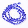 Glass Beads Strands LS-GLAA-R024-11x8mm-3-3