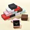 12Pcs 6 Colors Square Cardboard Necklace Boxes CBOX-FS0001-11-4