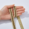 14.5M Polyester Lace Trim Ribbon OCOR-WH0101-244A-4
