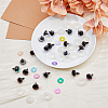 SUPERFINDINGS 40 Sets 10 Colors Plastic Doll Craft Eyes DIY-FH0006-70-5