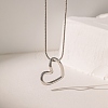 Non-Tarnish 304 Stainless Steel Pendant Necklaces NJEW-P302-06P-1