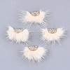 Faux Mink Fur Tassel Pendant Decorations FIND-T040-06-1