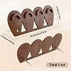 1 Set 1-Tier Wood Jewelry Display Stands ODIS-SC0001-14A-2