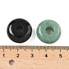 Natural & Synthetic Mixed Gemstone Donut/Pi Disc Charms G-M454-01C-3