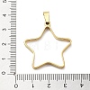 304 Stainless Steel Open Back Bezel Pendants STAS-Z091-05G-07-3