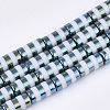 Electroplate Glass Beads Strands EGLA-S177-04C-1