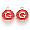 Golden Plated Alloy Charms ENAM-SZ0001-25C-G-2