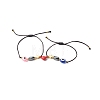 Magnetic Heart Clasps Bracelets Set for Best Friendship Sisters BJEW-JB06765-1