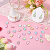 48Pcs 2 Colors UV Plating Alloy with Mixed Color Glass Rhinestone Pendants FIND-SC0023-45-4