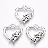 Tibetan Style Alloy Pendants X-TIBE-S323-087AS-RS-1