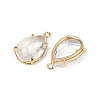 Natural Quartz Crystal Faceted Pendants G-K347-05G-04-2