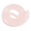 Baking Painted Imitation Jade Glass Round Bead Strands DGLA-Q021-8mm-41-2