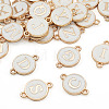26Pcs Alloy Enamel Letter A~Z Connector Charms FIND-TAC0028-14A-3