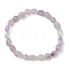 Natural Lavender Amethyst Beaded Bracelets BJEW-JB13145-2
