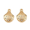 Ocean Theme Brass Micro Pave Cubic Zirconia Pendants KK-F902-08S-G-1