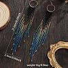 Bohemian Handmade Glass Seed Beads Dangle Earrings YY2599-4