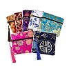 Chinese Embroidery Silk Jewelry Zipper Pouches ABAG-N008-11.5cm-E01-1