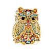 5D DIY Owl Pattern Animal Diamond Painting Pencil Cup Holder Ornaments Kits DIY-C020-03-1